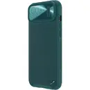 Husa Capac Spate CamShield S Piele cu Protectie Camera Verde APPLE iPhone 14