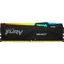Kingston FURY Beast RGB, 16GB, DDR5-4800MHz, CL38, Dual Channel