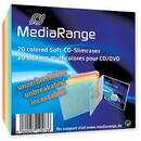 MediaRange CD/DVD Soft-Slimcase Color 5x4 20 pieces