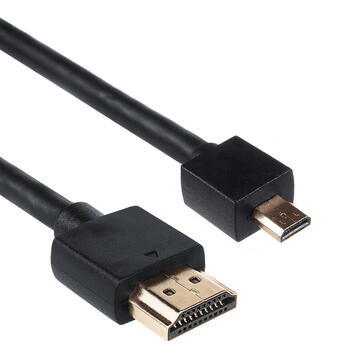 MACLEAN Cablu , HDMI-microHDMI, ULTRA SLIM, v1.4, A-D, 3m, MCTV-723