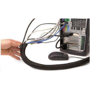 MACLEAN Organizator cablu  , 85mm, 1.8m, negru, velcro, MCTV-675 B