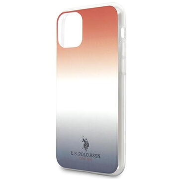 Husa U.S. Polo Assn. US Polo USHCN65TRDGRB iPhone 11 Pro Max czerwono-niebieski/blue&red Gradient Pattern Collection
