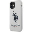 U.S. Polo Assn. US Polo USHCP12SSLHRWH iPhone 12 mini 5,4" biały/white Silicone Collection