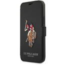 U.S. Polo Assn. US Polo USFLBKP12LPUGFLBK iPhone 12 Pro Max 6,7" Negru/black book Polo Embroidery Collection
