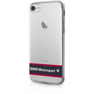 Husa Etui hardcase BMW BMHCP7TRHNA iPhone 7 /8/SE 2020 / SE 2022 transparent navy