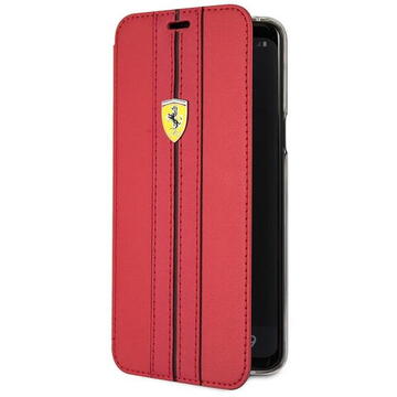 Husa Ferrari Book FESURFLBKTS9REB S9 G960 red/red Urban
