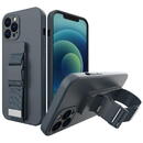 Hurtel Rope case gel case with a lanyard chain handbag lanyard Samsung Galaxy A22 4G navy blue