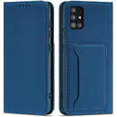 Hurtel Magnet Card Case Case for Samsung Galaxy A53 5G Pouch Wallet Card Holder Blue