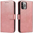 Hurtel Magnet Case for Samsung Galaxy A34 5G Cover with Flip Wallet Stand Pink