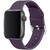 Hurtel Silicone Strap APS Silicone Watch Band 8/7/6/5/4/3/2 SE (41/40 / 38mm) Strap Watchband Purple