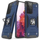 Wozinsky Wozinsky Ring Armor tough hybrid case cover + magnetic holder for Samsung Galaxy S22 Ultra blue