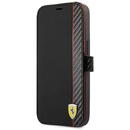 Ferrari Ferrari FESAXFLBKP13SBK iPhone 13 mini 5.4&quot; black/black book On Track Carbon Stripe