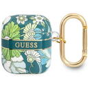 Guess Guess GUA2HHFLN AirPods cover green/green Flower Strap Collection