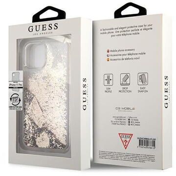 Husa Guess GUOHCN58GLHFLGO iPhone 11 Pro gold/gold hardcase Glitter Charms