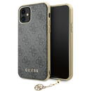 Guess GUHCN61GF4GGR iPhone 11 6.1" / Xr grey/gray hard case 4G Charms Collection