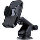 Joyroom car phone holder with telescopic extendable arm for dashboard and windshield black (JR-ZS259)