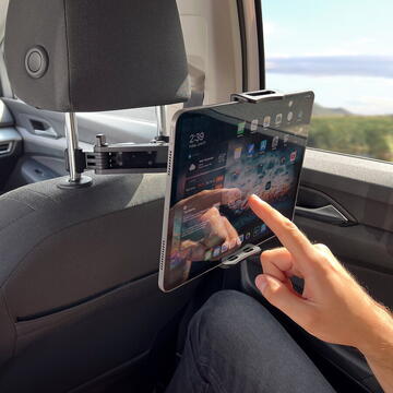 Wozinsky adjustable tablet or phone headrest holder black (WTHBK3)