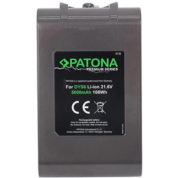 Patona Premium Battery for Dyson V6 DC56 DC58 DC59 DC61 DC62 DC72 DC74 SV03 SV04 SV05 SV06 SV07 SV08