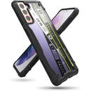 Ringke Ringke Fusion X Design durable PC Case with TPU Bumper for Samsung Galaxy S21+ 5G (S21 Plus 5G) black (Ticket band) (XDSG0052)