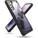 Ringke Ringke Fusion X Design durable PC Case with TPU Bumper for Samsung Galaxy S21+ 5G (S21 Plus 5G) black (Cross) (XDSG0053)