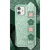 Husa Kingxbar Sweet Series case decorated with original Swarovski crystals iPhone 12 mini green