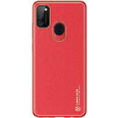 Dux Ducis Dux Ducis Yolo elegant case made of soft TPU and PU leather for Samsung Galaxy M30s red