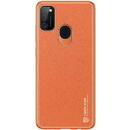 Dux Ducis Dux Ducis Yolo elegant case made of soft TPU and PU leather for Samsung Galaxy M30s orange