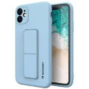 Wozinsky Wozinsky Kickstand Case silicone case with stand for iPhone 12 Pro light blue