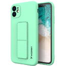Wozinsky Wozinsky Kickstand Case silicone case with stand for iPhone 12 Pro Max mint