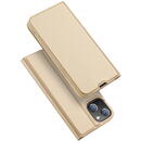 Dux Ducis Dux Ducis Skin Pro Bookcase type case for iPhone 13 golden