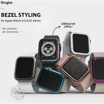 Smartwatch Ringke Bezel Styling case frame envelope ring Watch 6 / 5 / 4 (40mm) blue (Stainless Steel) (AW4-40-110)