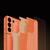 Husa Dux Ducis Yolo elegant cover made of ecological leather for Samsung Galaxy S22 + (S22 Plus) orange