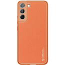 Dux Ducis Dux Ducis Yolo elegant cover made of ecological leather for Samsung Galaxy S22 + (S22 Plus) orange