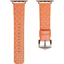 Dux Ducis Strap Leather Watch 7 Band 7/6/5/4/3/2 / SE (45/44 / 42mm) Wristband Bracelet Genuine Leather Bracelet Orange (Enland Version)