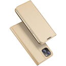 Dux Ducis Skin Pro Holster Flip Cover for iPhone 14 Plus gold