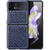Husa Dux Ducis Venice case for Samsung Galaxy Z Flip 4 leather case blue