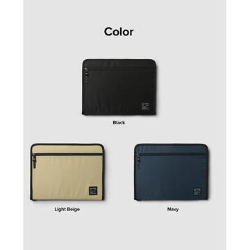 Ringke Smart Zip Pouch universal case for laptop, tablet (up to 13 &#39;&#39;), stand, bag, organizer, beige