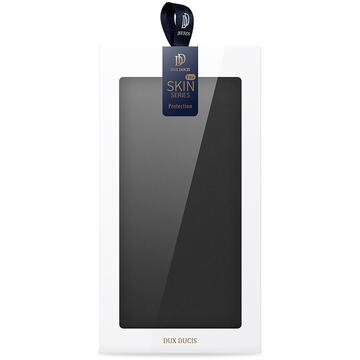 Husa Dux Ducis Skin Pro Case For Realme C30 / Realme Narzo 50i Prime Cover Flip Card Wallet Stand Black