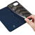 Husa Dux Ducis Skin Pro Case For Realme C30 / Realme Narzo 50i Prime Cover Flip Card Wallet Stand Blue