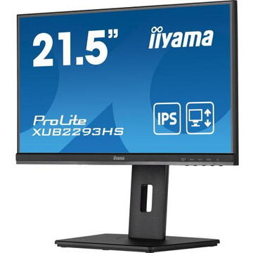 Monitor LED Iiyama ProLite XUB2293HS-B5 21.5" LED  75Hz 3ms HDMI DP