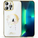 KINGXBAR Kingxbar Moon Series luxury case with Swarovski crystals for iPhone 13 Pro gold (Butterfly)