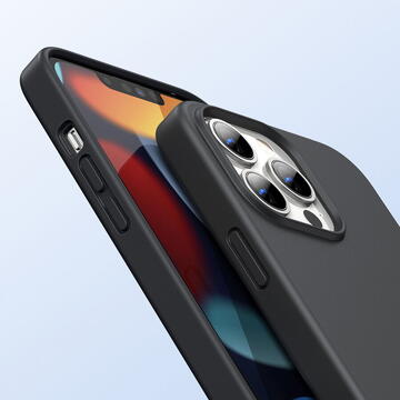 Husa Ugreen Protective Silicone Case rubber flexible silicone case cover for iPhone 13 Pro black