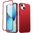 JOYROOM Joyroom 360 Full Case front and back cover for iPhone 13 + tempered glass screen protector red (JR-BP927 red)