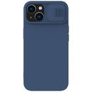 Nillkin CamShield Magnetic Silicone Case iPhone 14 Plus magnetic MagSafe cover with camera cover blue