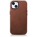 iCarer iCarer Oil Wax Premium Leather Case magnetic leather case iPhone 14 with MagSafe brown (WMI14220701-RB)