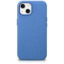 iCarer iCarer Litchi Premium Leather Case iPhone 14 Magnetic Leather Case with MagSafe Light Blue (WMI14220709-LB)