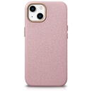 iCarer iCarer Litchi Premium Leather Case iPhone 14 Magnetic Leather Case with MagSafe Pink (WMI14220709-PK)