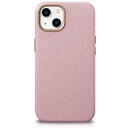 iCarer iCarer Litchi Premium Leather Case iPhone 14 Plus Magnetic Leather Case with MagSafe Pink (WMI14220711-PK)