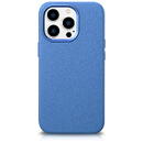 iCarer iCarer Litchi Premium Leather Case iPhone 14 Pro Max Magnetic Leather Case with MagSafe Light Blue (WMI14220712-LB)