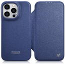 iCarer iCarer CE Premium Leather Folio Case iPhone 14 Pro Magnetic Flip Leather Folio Case MagSafe Blue (WMI14220714-BU)